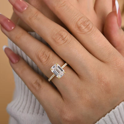 Classic Emerald Cut Engagement Ring