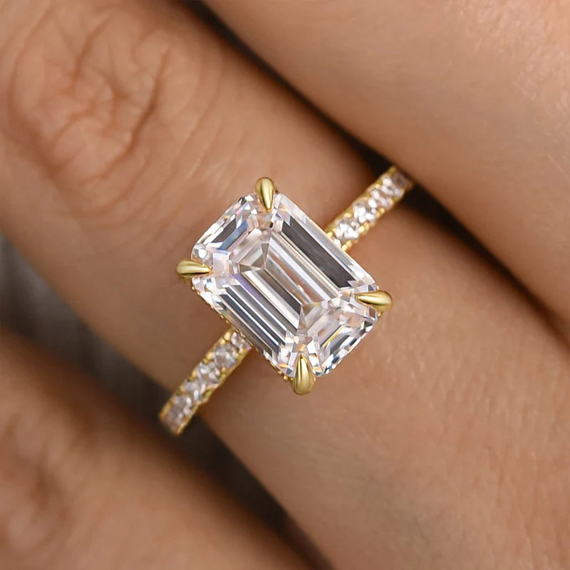 Classic Emerald Cut Engagement Ring