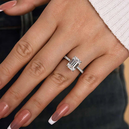 Classic Emerald Cut Engagement Ring