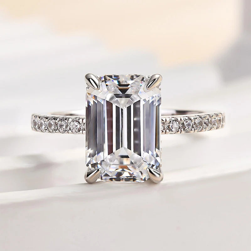 Classic Emerald Cut Engagement Ring