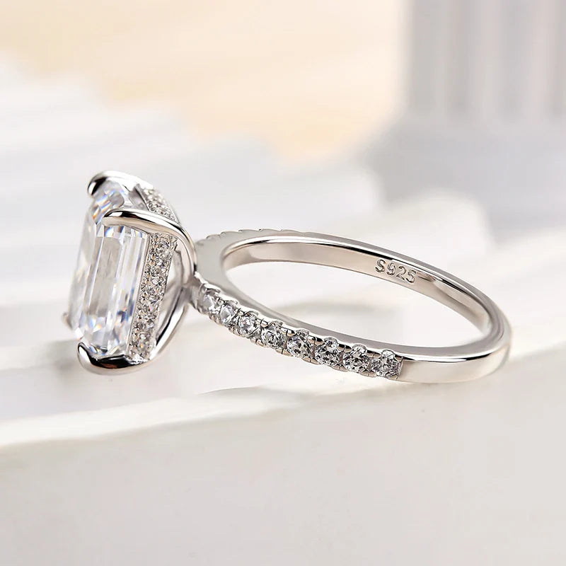 Classic Emerald Cut Engagement Ring