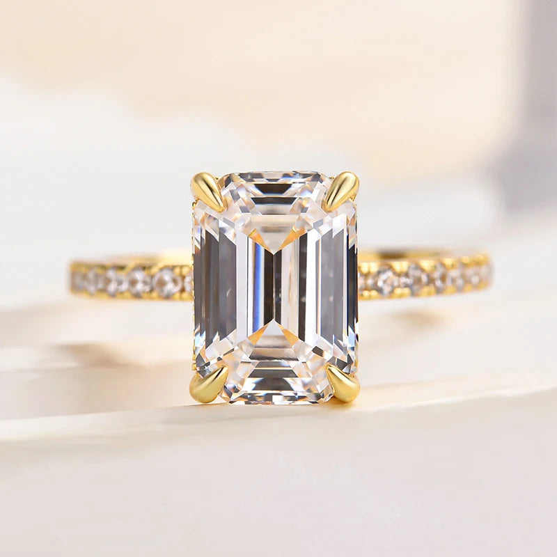 Classic Emerald Cut Engagement Ring