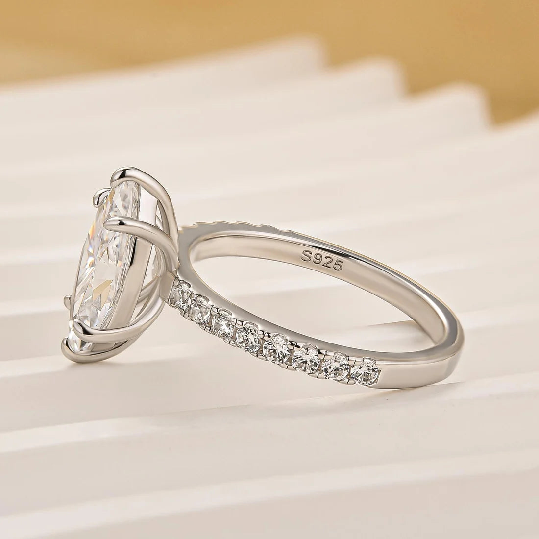 Elegant Marquise Cut Engagement Ring