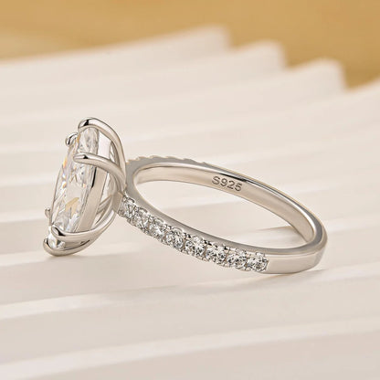 Elegant Marquise Cut Engagement Ring