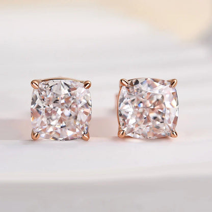Cushion Cut Women's Stud Earrings