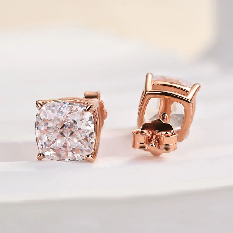 Cushion Cut Women's Stud Earrings