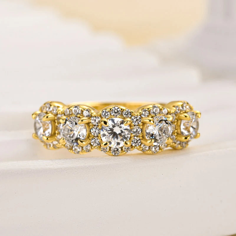 Five Stone Anniversary Ring