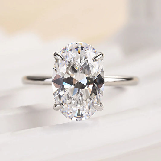 Exclusive Oval Cut Engagement Ring