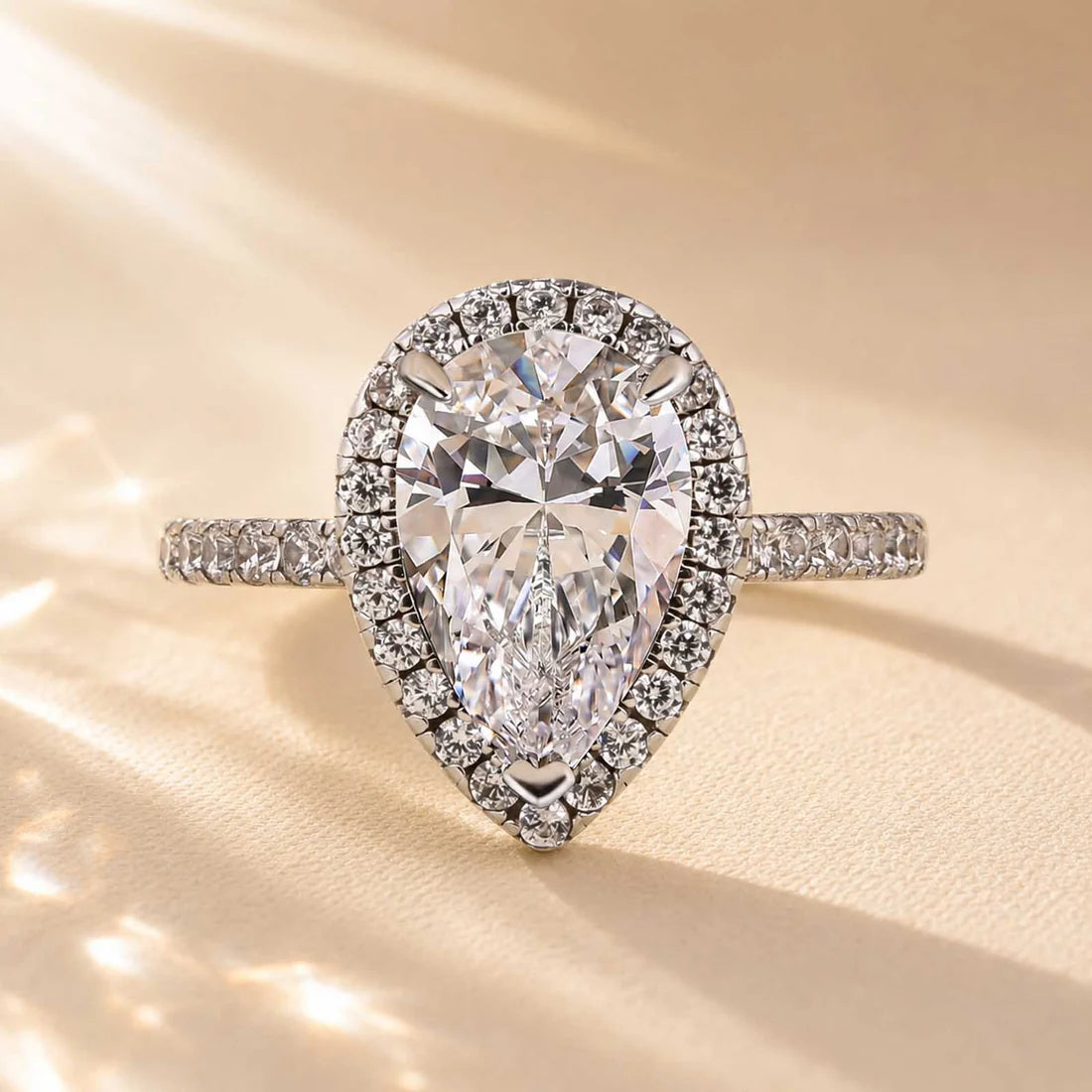 Pear Cut Engagement Ring
