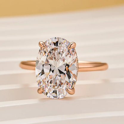 Exclusive Oval Cut Engagement Ring