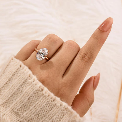 Exclusive Oval Cut Engagement Ring