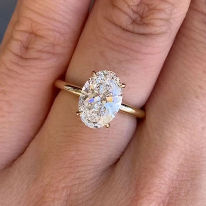 Exclusive Oval Cut Engagement Ring
