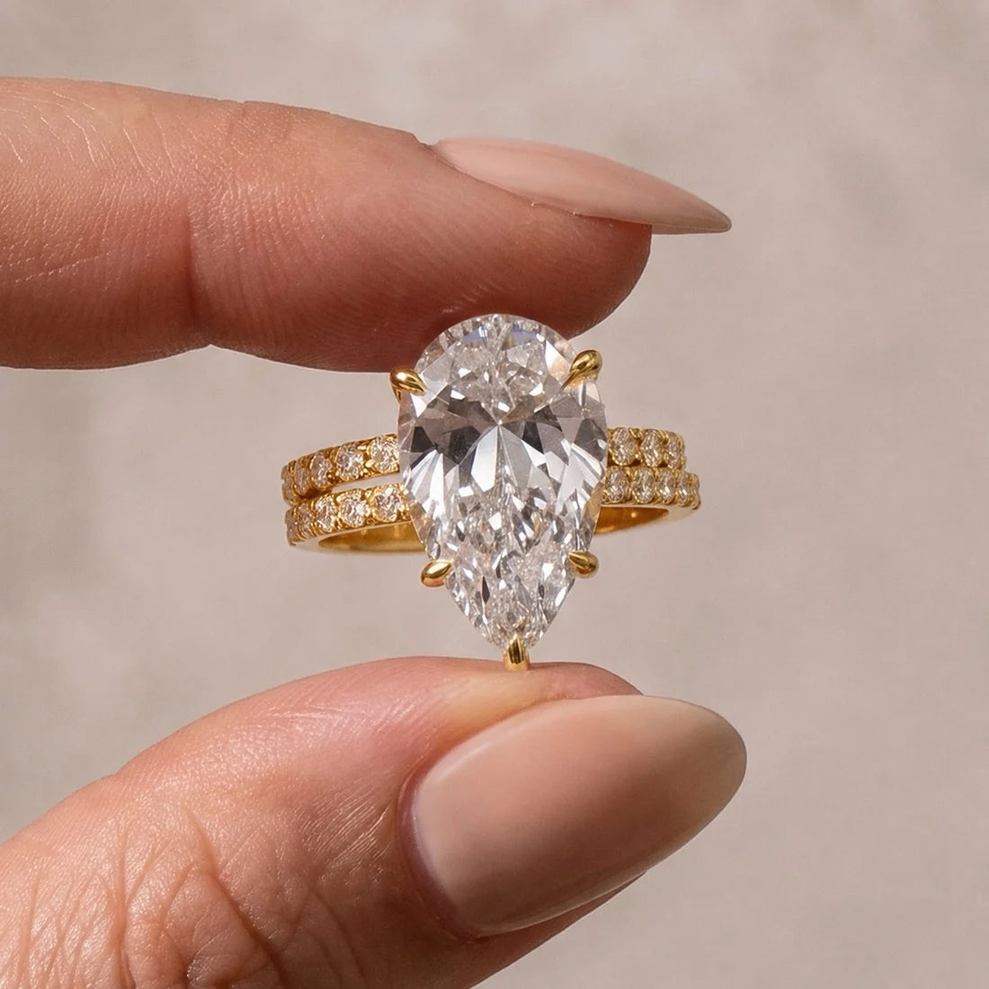 Marquise Cut Wedding Ring Set