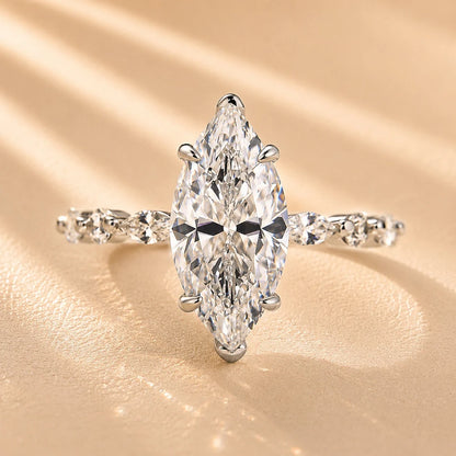 Marquise Cut Engagement Ring