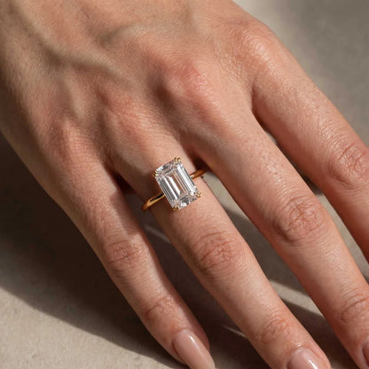 Emerald Cut Classic Engagement Ring