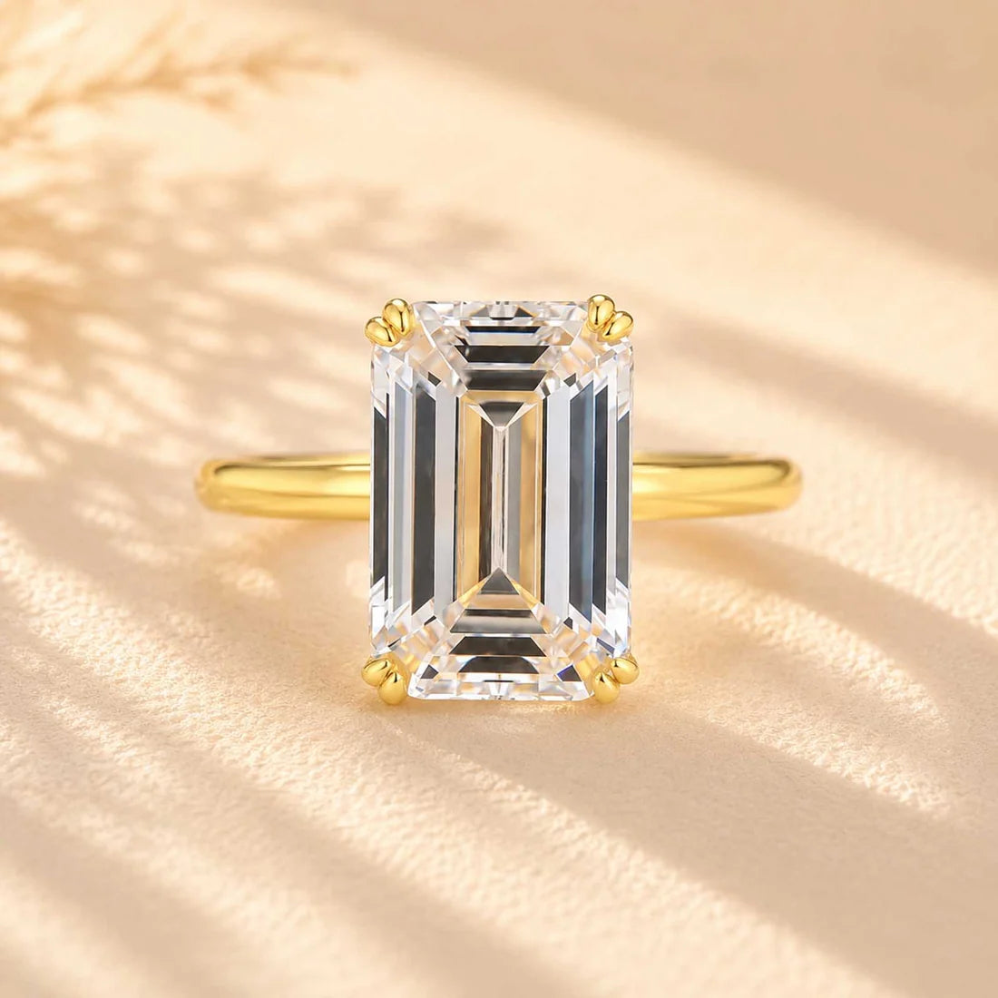 Emerald Cut Classic Engagement Ring