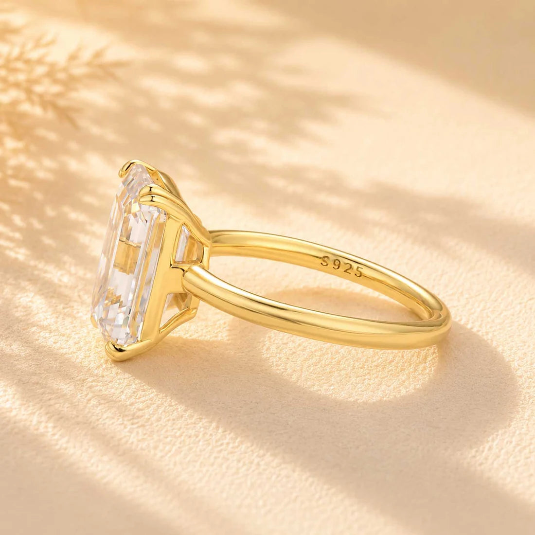 Emerald Cut Classic Engagement Ring