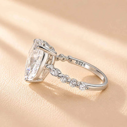 Pear Cut Sparkle Ring