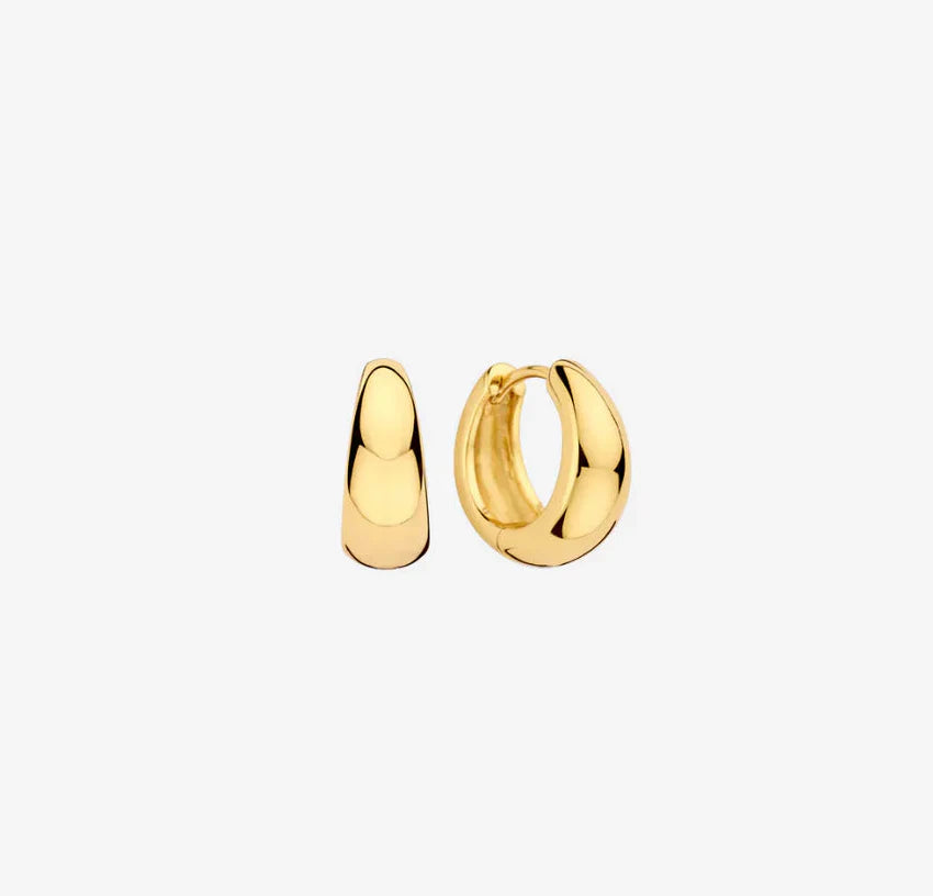 Elegant Rue Hoops | Gold