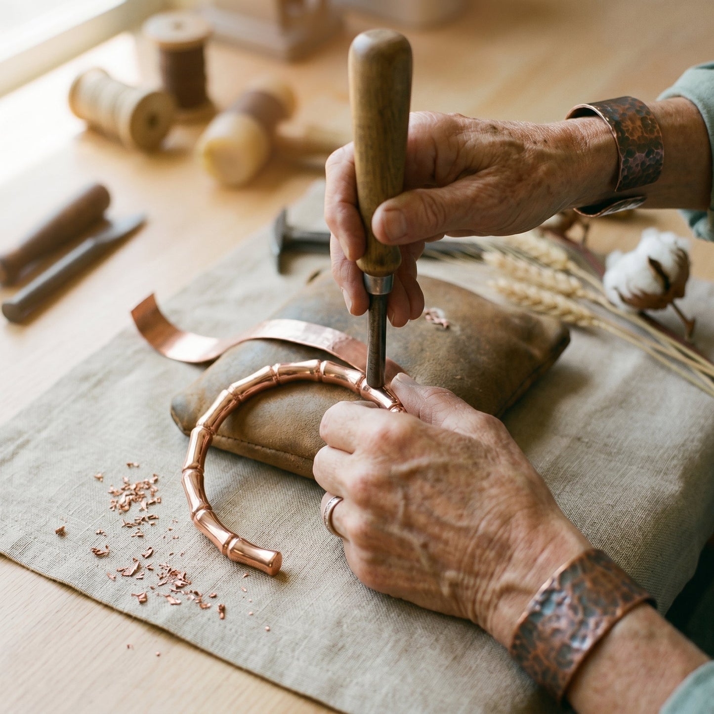 Zarino's Grove Copper Bracelet