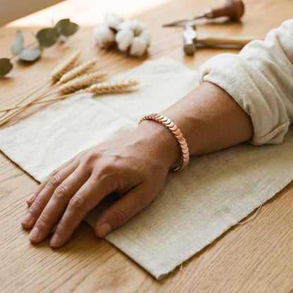 Zarinos's Tide Copper Bracelet