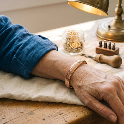 Zarinos's Blossom Copper Bracelet