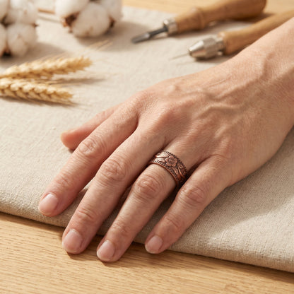 Zarino's Petal Copper Ring