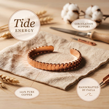 Zarinos's Tide Copper Bracelet