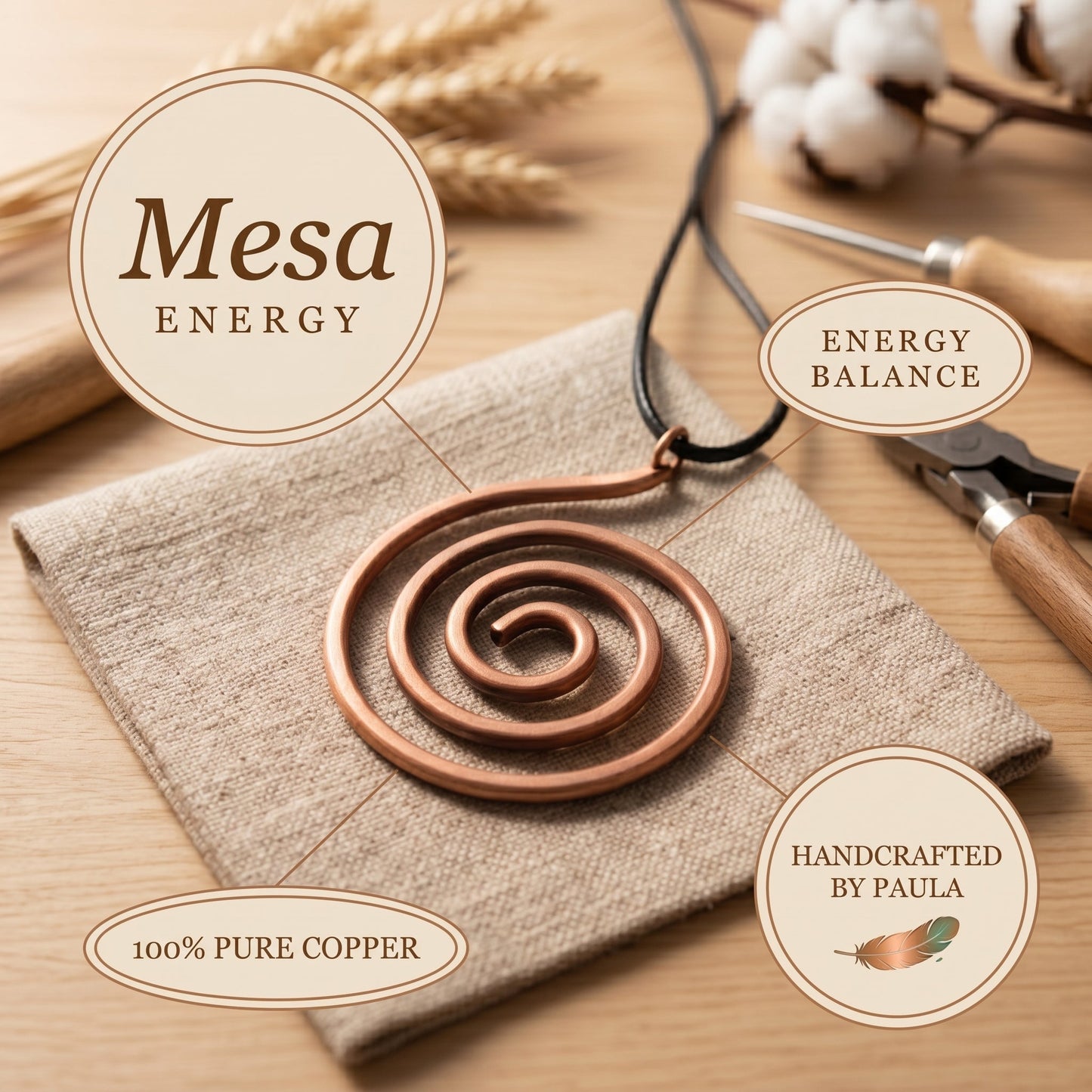 Zarino's Mesa Copper Necklace