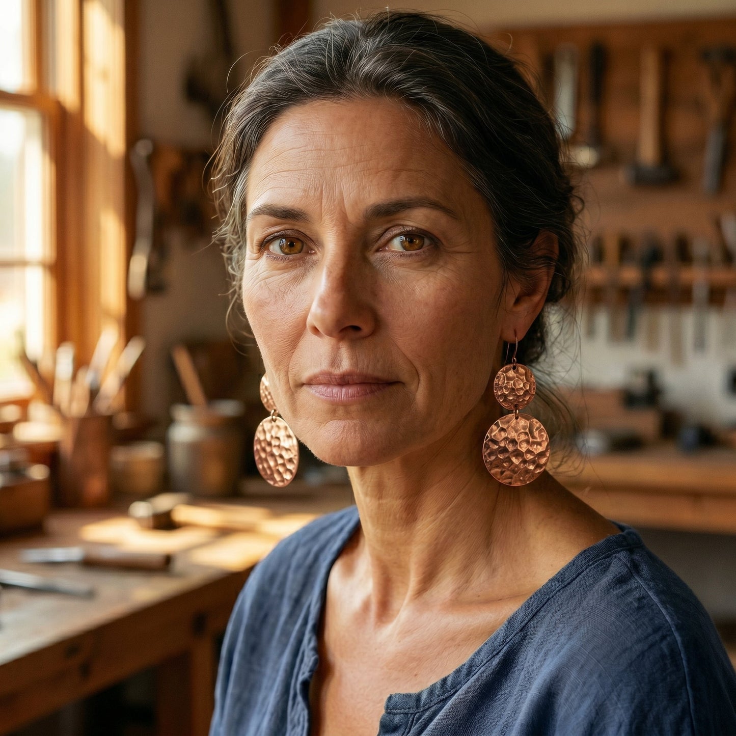 Zarino's Solstice Copper Earrings