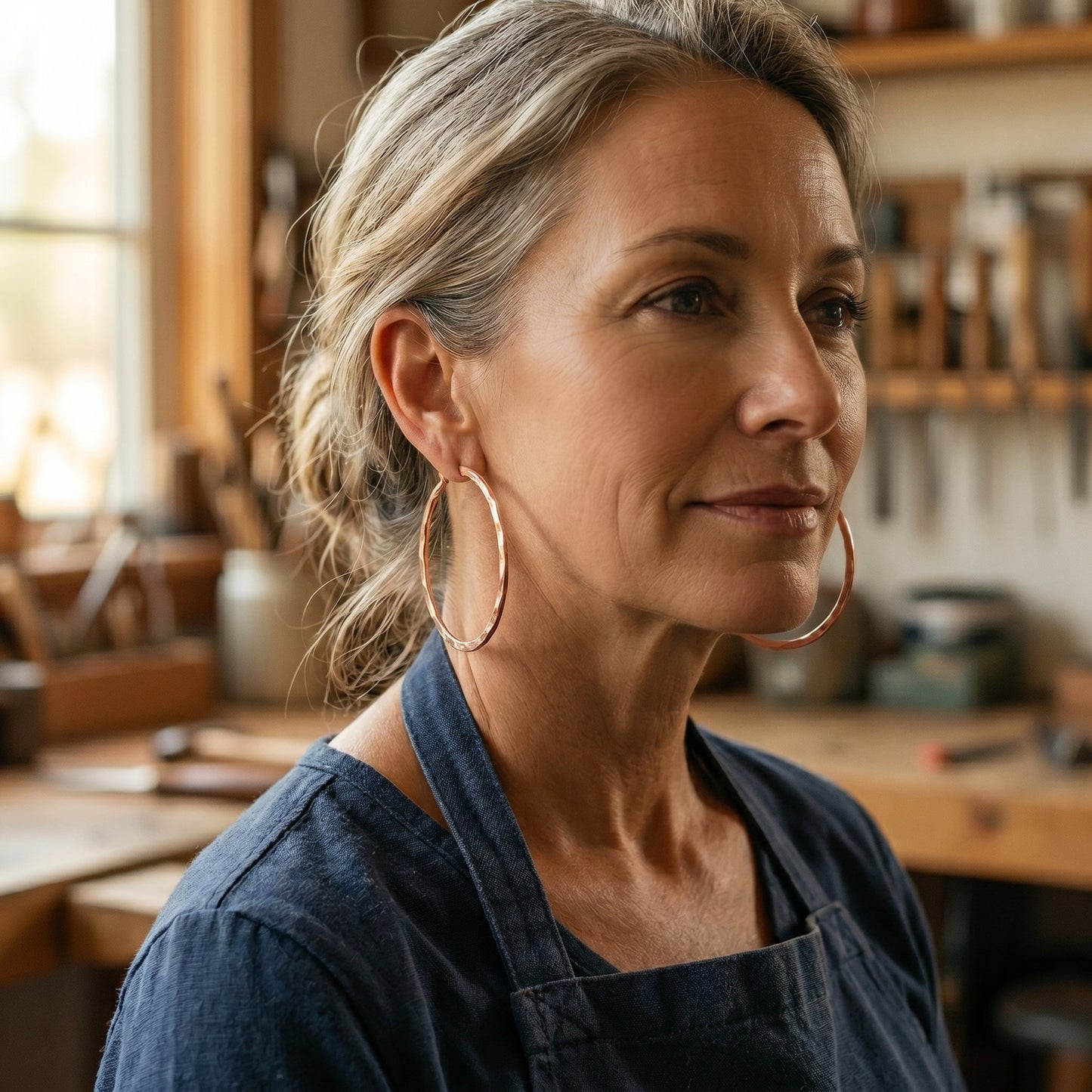 Zarino's Willow Copper Earrings