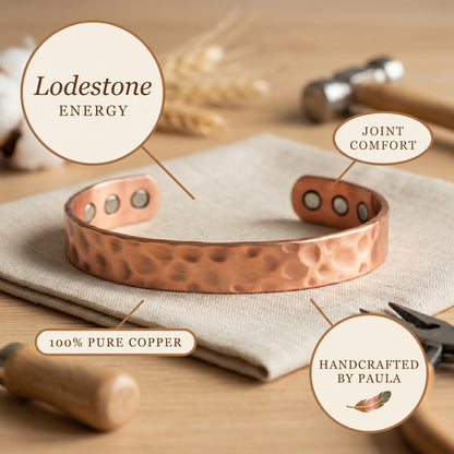 Zarino's Lodestone Copper Bracelet