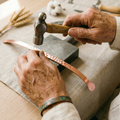 Zarino's Lodestone Copper Bracelet
