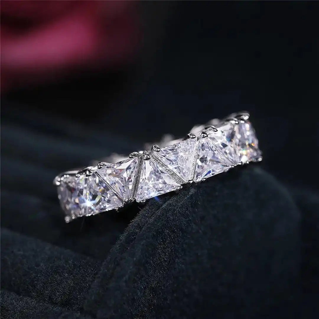 Vintage Triangle Stone Ring
