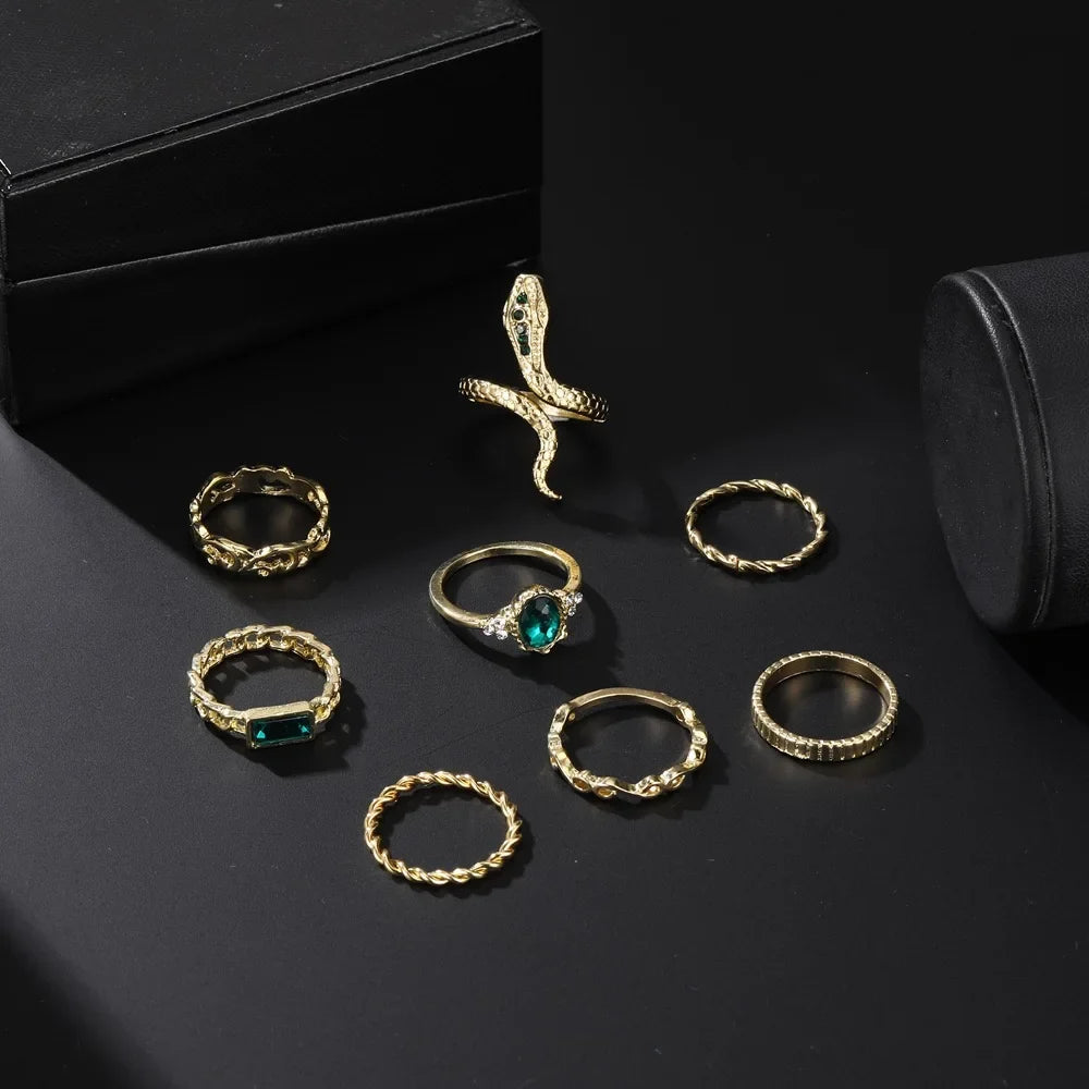 Serpent's Embrace Ring Collection
