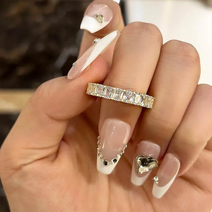 Radiant Cut Elegant Wedding Ring