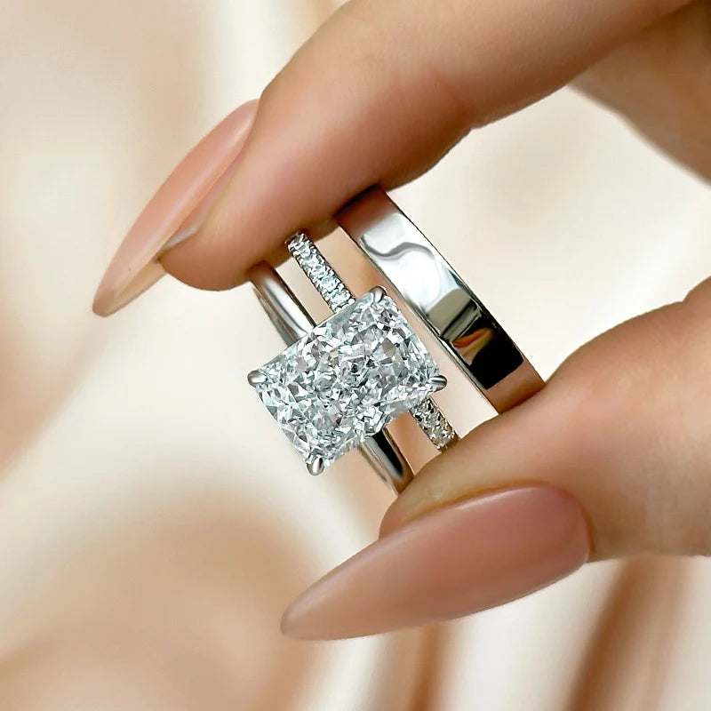 Radiant Cut 3PC Classic Wedding Set
