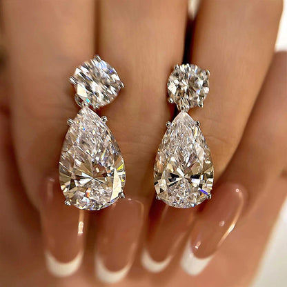 Sparkle Pear Cut Women's Earrings