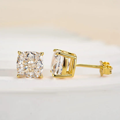 Cushion Cut Women's Stud Earrings