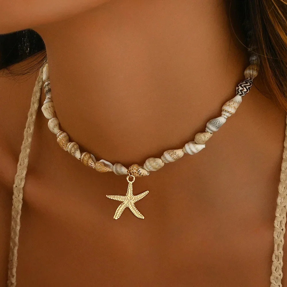 Ocean Dreams Seashell Pendant Necklace