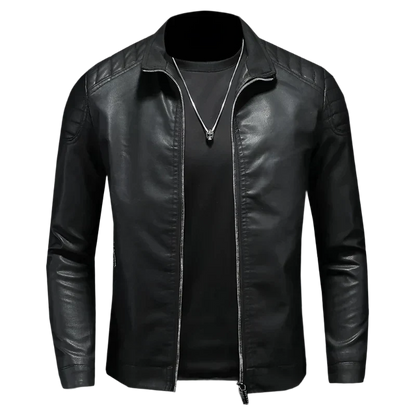 Timeless Trail Men's Leather Jacket for Classic Style and Comfort