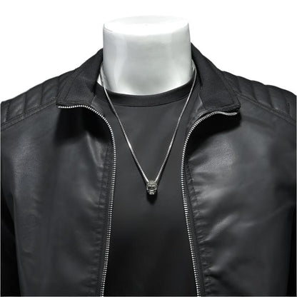 Timeless Trail Men's Leather Jacket for Classic Style and Comfort