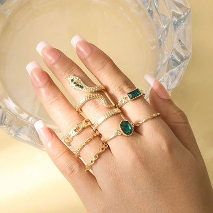 Serpent's Embrace Ring Collection