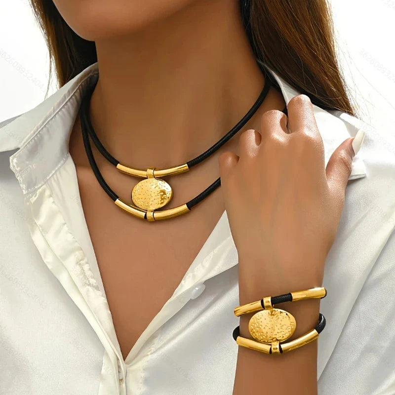 Timeless Layered Necklace & Bracelet Set