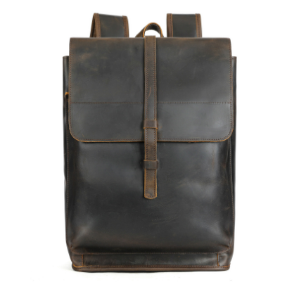 Leather business backpack | LUGANO