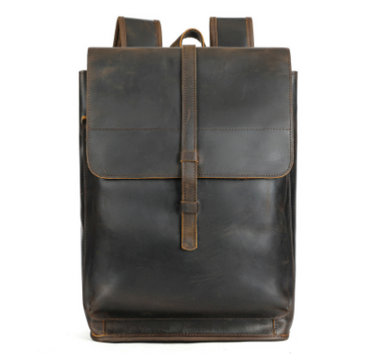 Leather business backpack | LUGANO