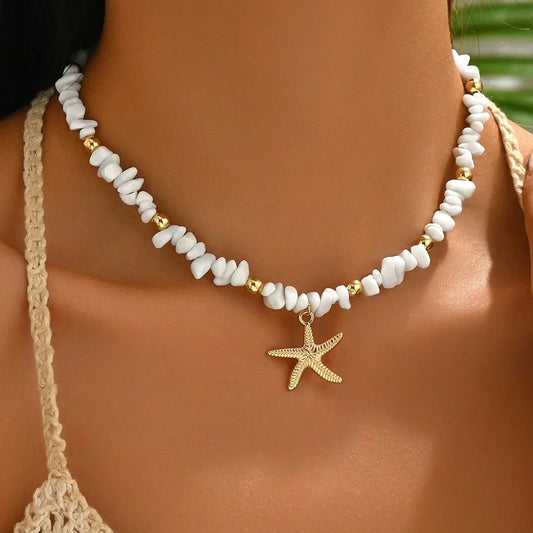 Ocean Dreams Seashell Pendant Necklace