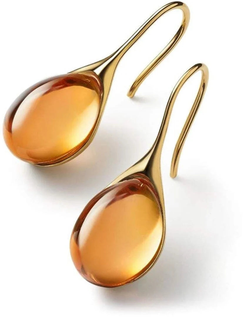 Minimalist Crystal Drop Earrings