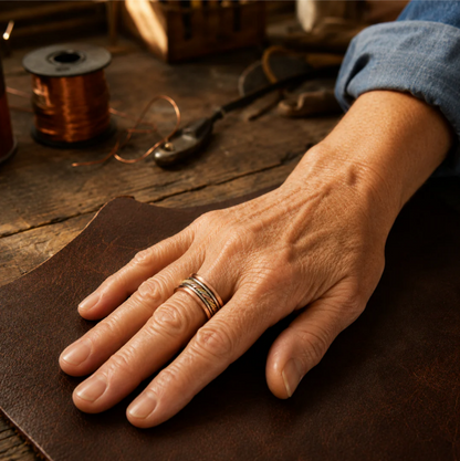 Zarinos's Braid Copper Ring