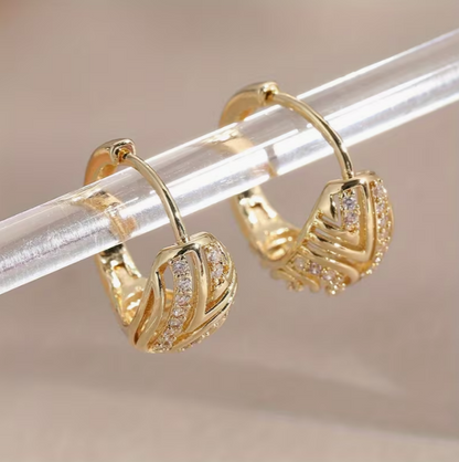 Eternal Grace Contour Earrings